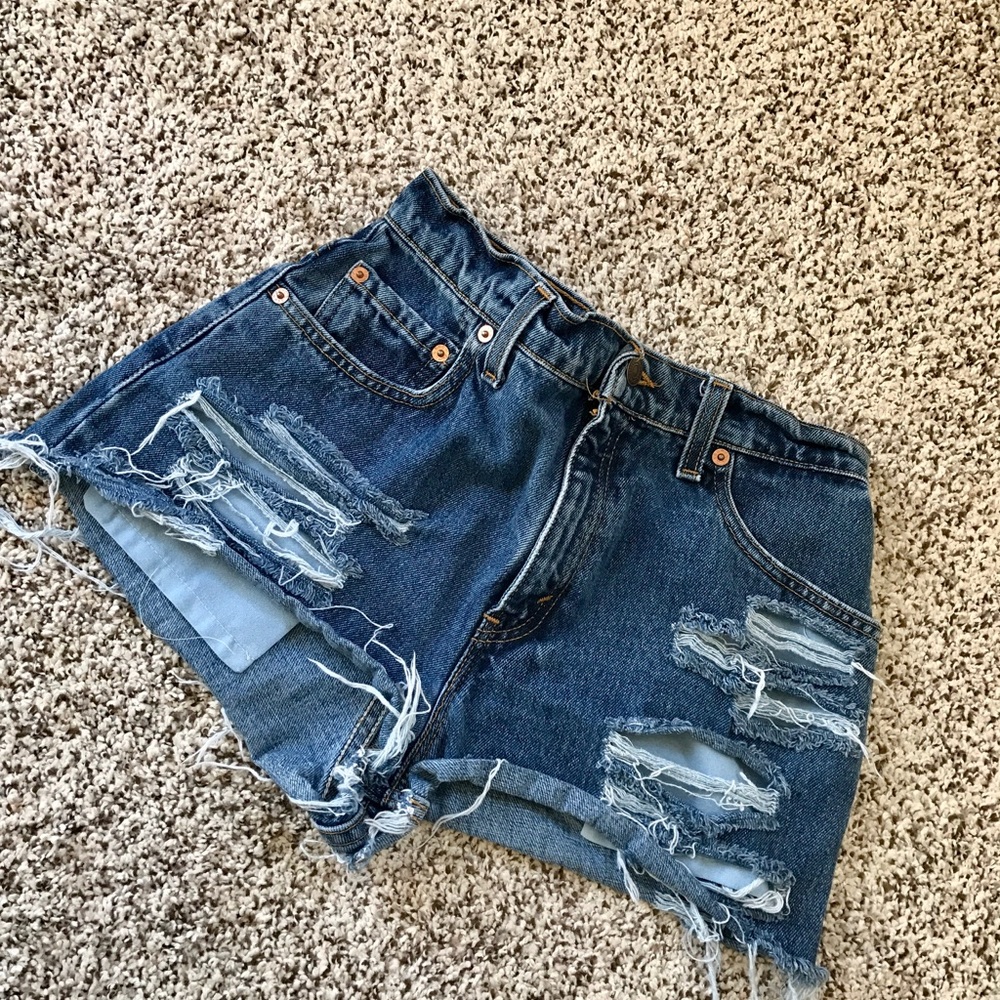 High-waisted Levi's